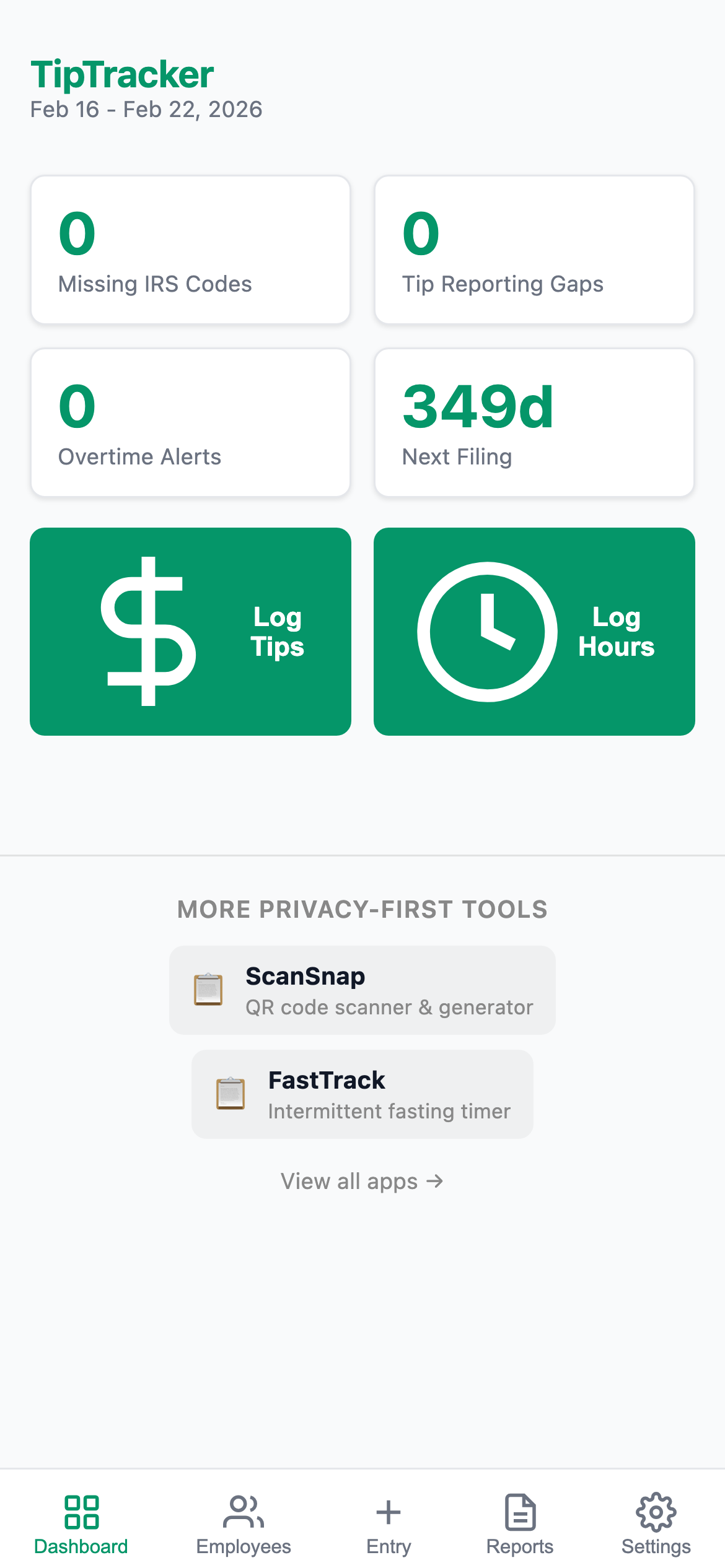 Journeyman Logger - Apprentice Hours Pro feature detail
